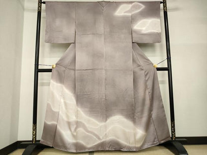 平和屋着物●訪問着　霞文　正絹　逸品　AABI5281ck