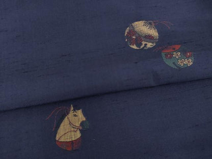 平和屋着物●京の名門・菱屋六右ェ門　紬　鈴　正絹　逸品　未使用　AABI5303ck