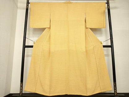 平和屋着物●江戸小紋　花菱文　正絹　逸品　AABI5314ck