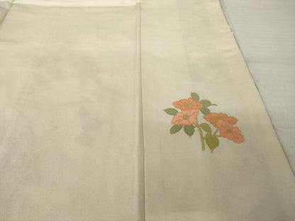 平和屋着物●訪問着　中国三大刺繍　汕頭刺繍　スワトウ刺繍　相良刺繍　枝花文　金彩　正絹　逸品　AABI5329ck
