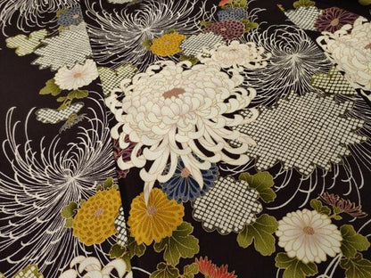 平和屋着物●上質な小紋　乱菊　金彩　正絹　逸品　AABI5331ck
