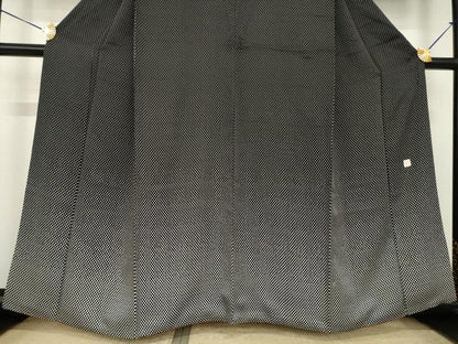 平和屋着物●訪問着　水玉文　黒地　ますいわ屋扱い　正絹　逸品　AABI5335ck