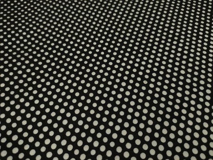 平和屋着物●訪問着　水玉文　黒地　ますいわ屋扱い　正絹　逸品　AABI5335ck