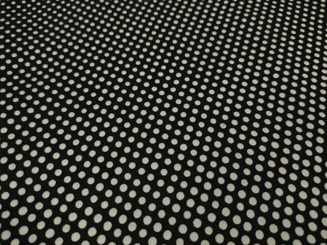 平和屋着物●訪問着　水玉文　黒地　ますいわ屋扱い　正絹　逸品　AABI5335ck