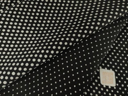 平和屋着物●訪問着　水玉文　黒地　ますいわ屋扱い　正絹　逸品　AABI5335ck