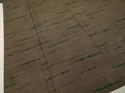 平和屋着物●本場大島紬　一元7マルキ　霞文　大丸扱い　正絹　逸品　AABI5357ck