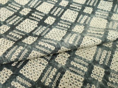 平和屋着物●上質な小紋　総絞り　網目文　正絹　逸品　AABI5360ck