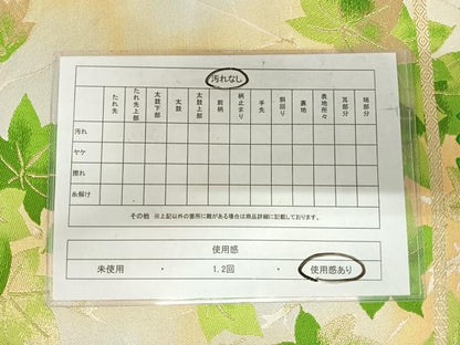 平和屋着物◎六通柄袋帯 唐織 草花文 金銀糸 正絹 逸品 AABI5364yx