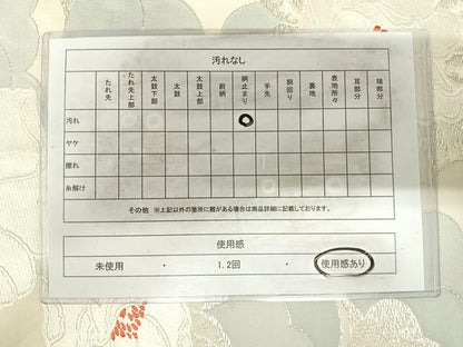 平和屋着物◎六通柄袋帯 唐織 草花文 銀糸 正絹 逸品 AABI5366yx