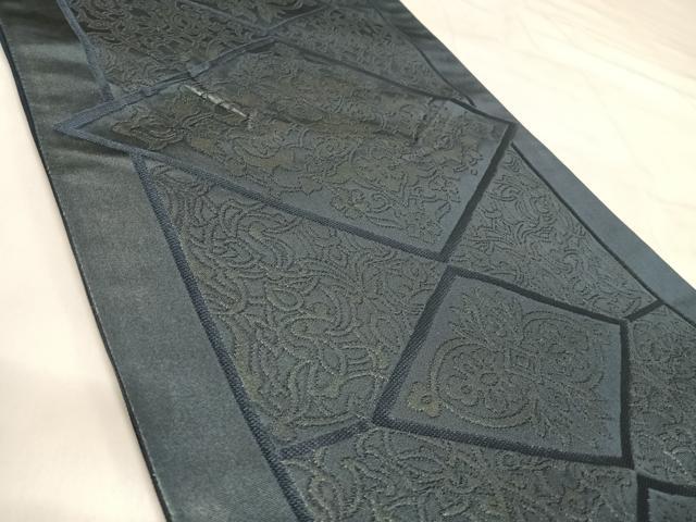 平和屋着物◎六通柄袋帯　花菱文　正絹　逸品　AABI5411yx