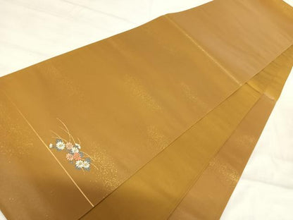 平和屋着物◎西陣 太鼓柄袋帯 唐織 文箱文 金銀糸 正絹 逸品 AABI5512yx