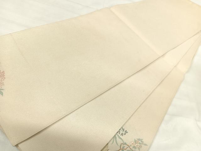 平和屋着物◎綴れ　太鼓柄袋帯　飾花文　金銀糸　正絹　逸品　AABI5743yx