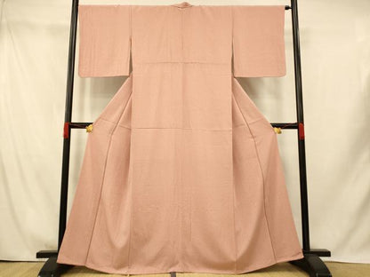 平和屋着物■上質な小紋　舞花文　正絹　逸品　AABI5802fw
