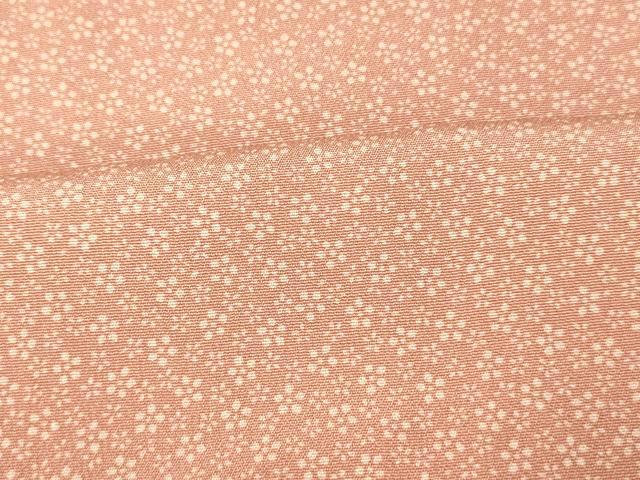 平和屋着物■上質な小紋　舞花文　正絹　逸品　AABI5802fw