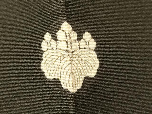 平和屋着物■豪華黒留袖　駒刺繍　飛鶴松文　金彩　正絹　逸品　AABI5803fw