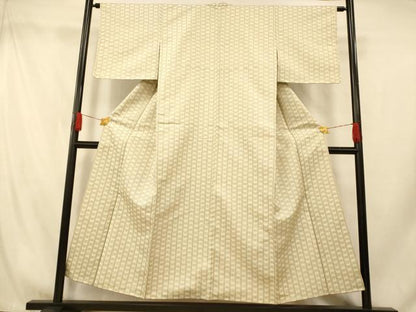 平和屋着物■上質な紬　間道　正絹　逸品　AABI5806fw