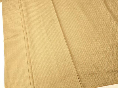 平和屋着物■上質な小紋　縞　ゑり善扱い　正絹　逸品　AABI5808fw
