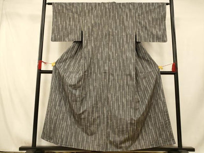 平和屋着物■上質な紬　霞文　正絹　逸品　未使用　AABI5811fw