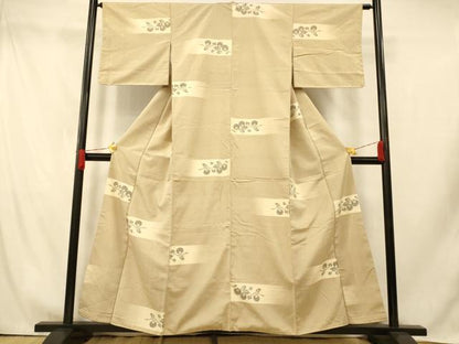 平和屋着物■上質な紬　成り物　さが美扱い　正絹　逸品　AABI5812fw
