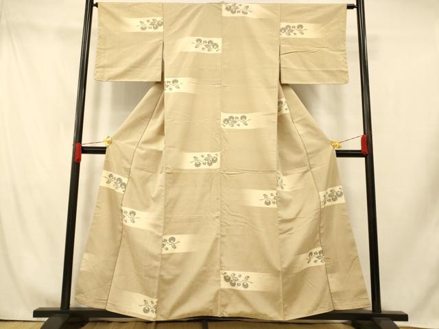 平和屋着物■上質な紬　成り物　さが美扱い　正絹　逸品　AABI5812fw