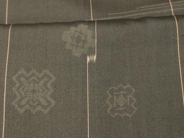 平和屋着物■上質な紬　舞花間道　正絹　逸品　AABI5814fw