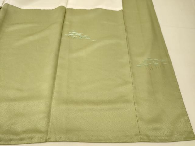 平和屋着物■色留訪問着　手描き　風景文　正絹　逸品　AABI5825fw