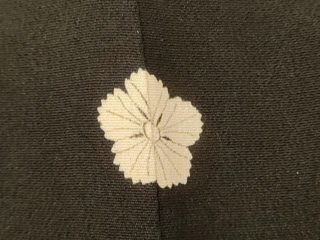 平和屋着物■豪華黒留袖　駒刺繍　流水文　蓑亀　金銀彩　正絹　逸品　AABI5830fw