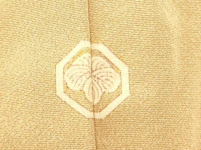 平和屋着物■訪問着　雪輪花鳥風景文　暈し染め　金彩　正絹　逸品　AABI5831fw