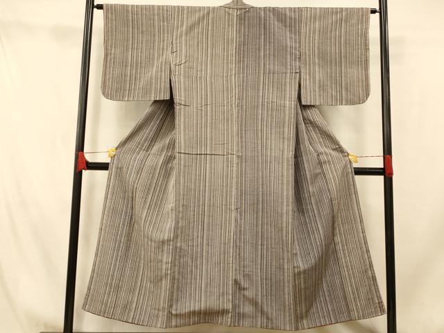 平和屋着物■上質な紬 間道 正絹 逸品 AABI5839fw
