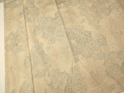 平和屋着物■上質な紬　葡萄の蔓　正絹　逸品　AABI5841fw