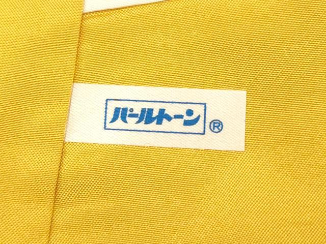 平和屋着物■上質な紬　更紗花文　正絹　逸品　AABI5845fw