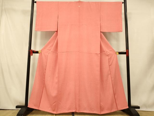 平和屋着物■江戸小紋　草花文　正絹　逸品　AABI5854fw