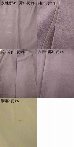 平和屋着物■上質な色無地　薄鼠色　正絹　逸品　AABI5858fw