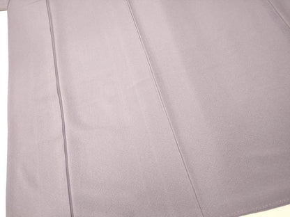 平和屋着物■上質な色無地　薄鼠色　正絹　逸品　AABI5858fw