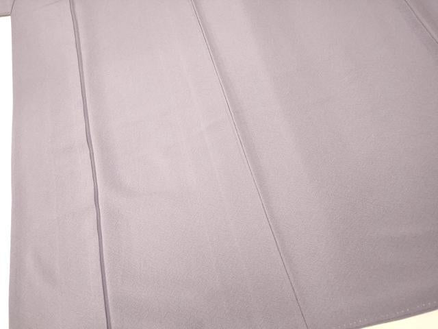 平和屋着物■上質な色無地　薄鼠色　正絹　逸品　AABI5858fw