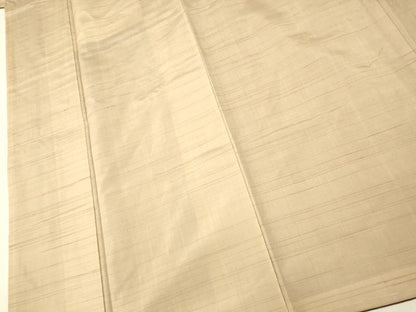 平和屋着物■上質な紬　横段霞文　亜麻色　正絹　逸品　未使用　AABI5862fw