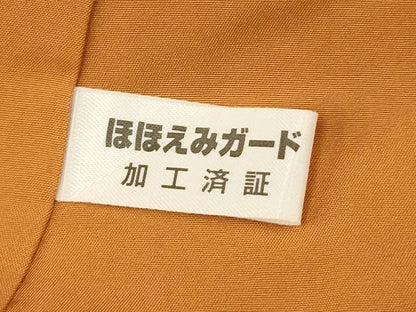 平和屋着物■上質な紬　格子　正絹　逸品　AABI5867fw