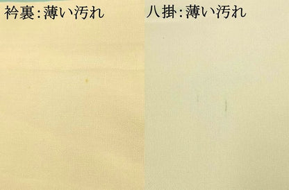 平和屋着物■上質な小紋　地紋起こし　枝葉文　正絹　逸品　AABI5875fw