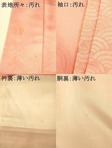 平和屋着物■豪華色留袖 寿光織 乱菊 暈し染め 正絹 逸品 AABI5884fw