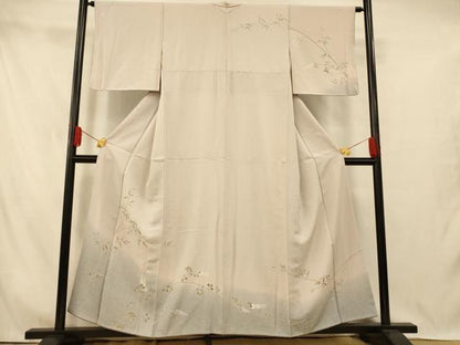 平和屋着物■訪問着　枝花文　暈し染め　正絹　逸品　AABI5897fw