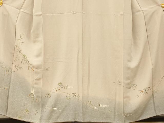 平和屋着物■訪問着　枝花文　暈し染め　正絹　逸品　AABI5897fw