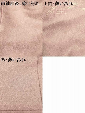 平和屋着物■訪問着　風景文　暈し染め　金彩　正絹　逸品　AABI5904fw