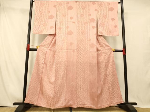 平和屋着物■江戸小紋　舞花間道　高島屋扱い　正絹　逸品　AABI5912fw