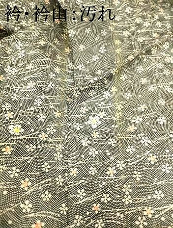 平和屋着物■上質な小紋　七宝舞花文　正絹　逸品　AABI5914fw