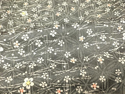 平和屋着物■上質な小紋　七宝舞花文　正絹　逸品　AABI5914fw