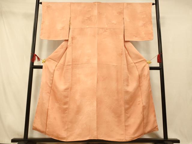平和屋着物■上質な小紋　霞吉祥草花文　暈し染め　正絹　逸品　未使用　AABI5927fw