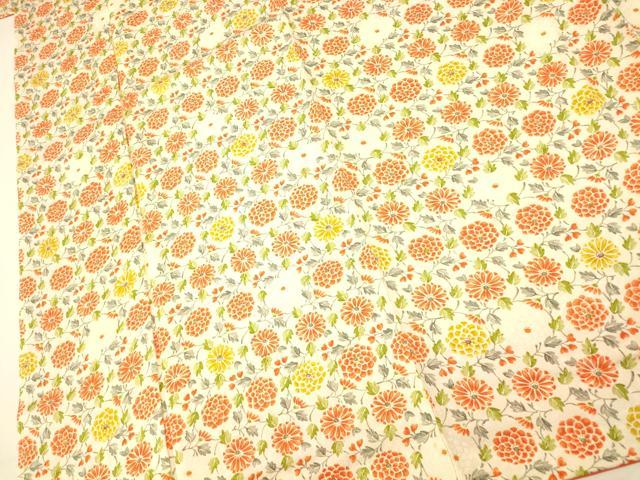 平和屋着物■上質な小紋　枝花文　やまと誂製　正絹　逸品　未使用　AABI5937fw