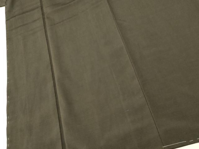 平和屋着物■男性　紬　檳榔子染色　正絹　逸品　未使用　AABI5938fw