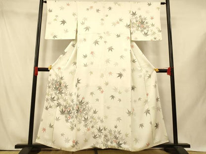 平和屋着物■訪問着　楓文　正絹　逸品　AABI5945fw