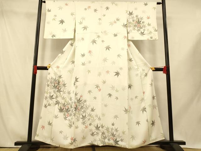 平和屋着物■訪問着　楓文　正絹　逸品　AABI5945fw